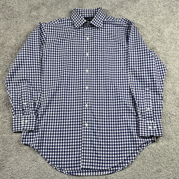 Lauren Ralph Lauren Other - Lauren Ralph Lauren Plaid Button Down Shirt Blue White Men’s Size 16.5 / Large